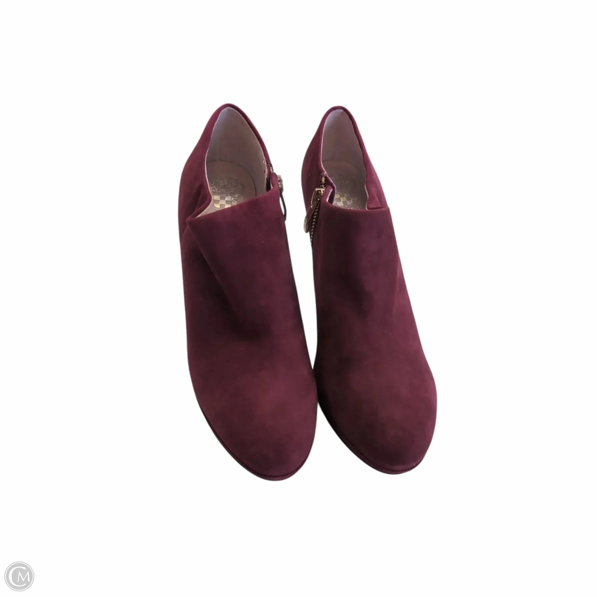 Elevated Comfort Boots Ankle Heels By Vince Camuto In Red, Size: 8.5