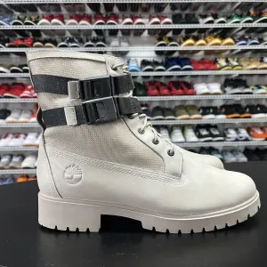 Timberland Jayne Waterproof Double Buckle Women's Boot Light Taupe Nubuck Sz 9.5