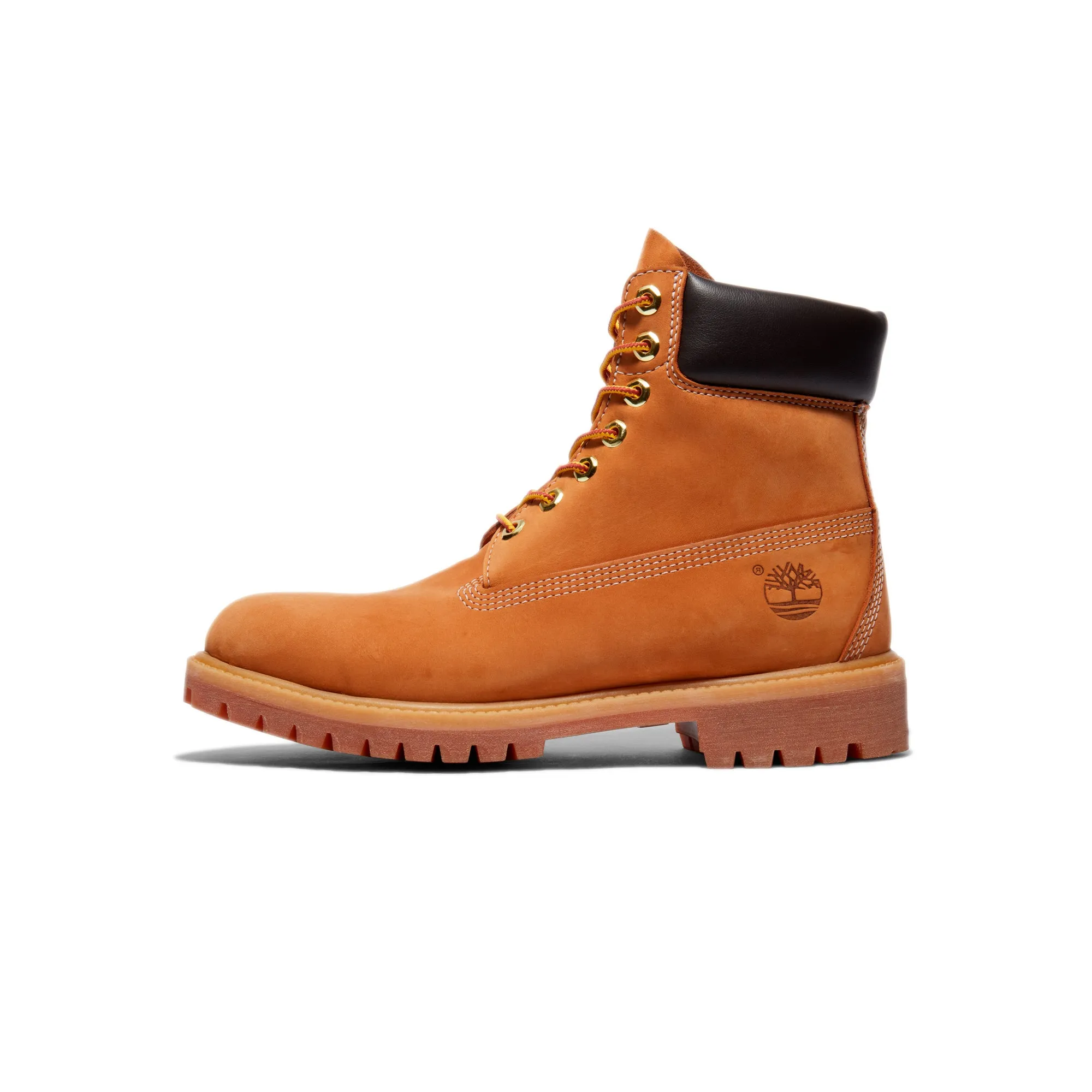 Timberland Mens Premium 6 Inch Lace Up Boots thick - sole shoes Light Motion