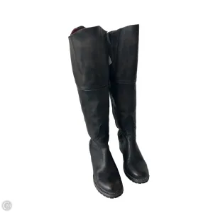 Warm Fit All Seasons Boots Knee Heels By Freebird In Brown, Size: 7