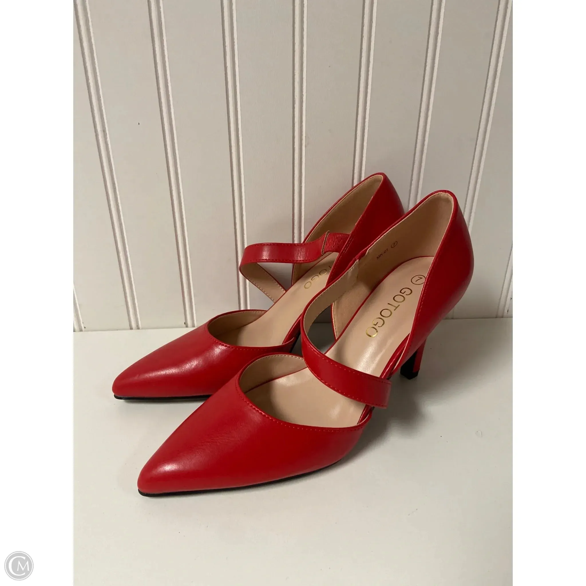 Wedding Heels for Bridesmaids Shoes Heels Stiletto By Clothes Mentor In Red, Size: 7