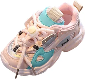 Toddler Boys Girls Running Shoes Non Slip Athletic Tennis Shoes for Kids Breathable and Lightweight Walking Shoes