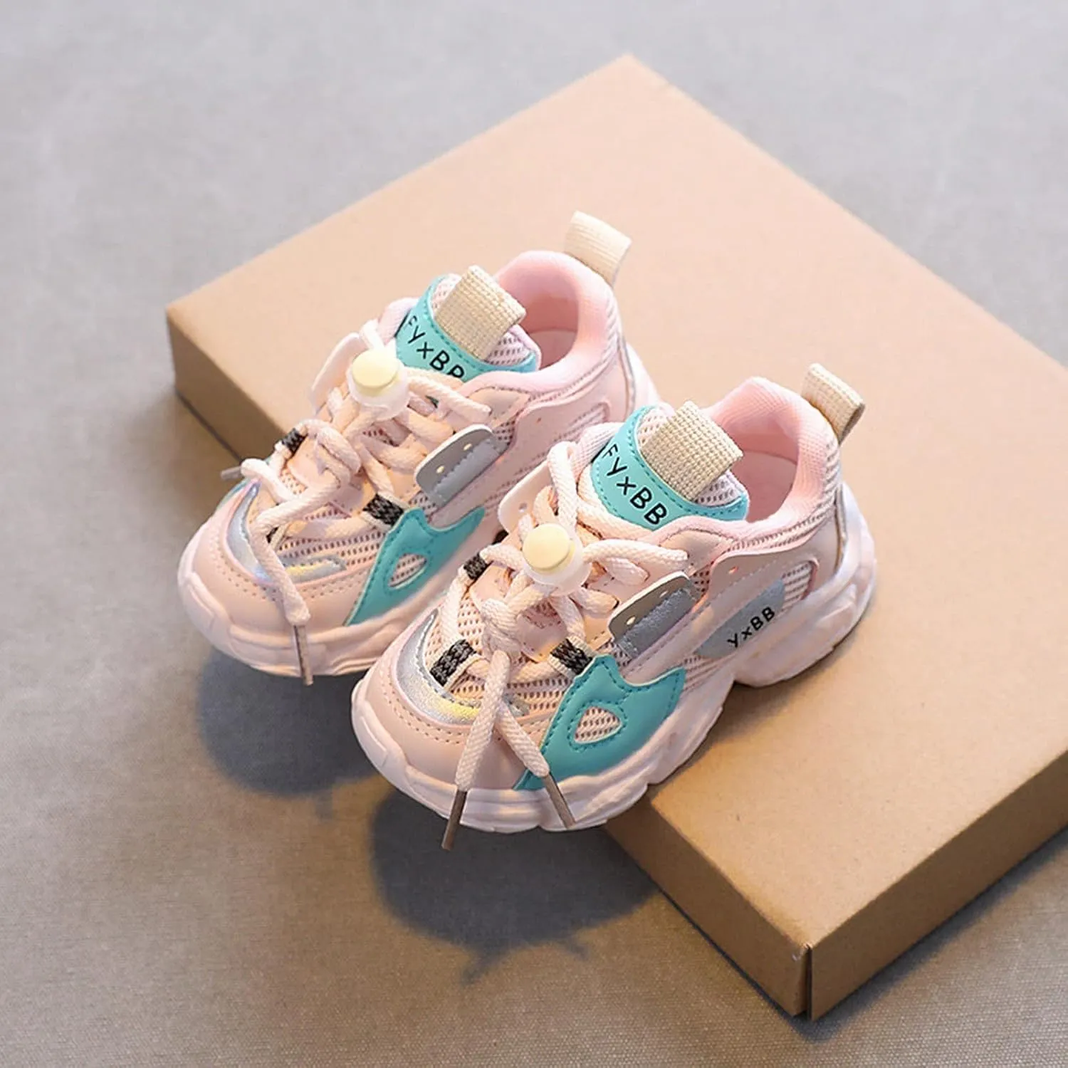 Toddler Boys Girls Running Shoes Non Slip Athletic Tennis Shoes for Kids Breathable and Lightweight Walking Shoes
