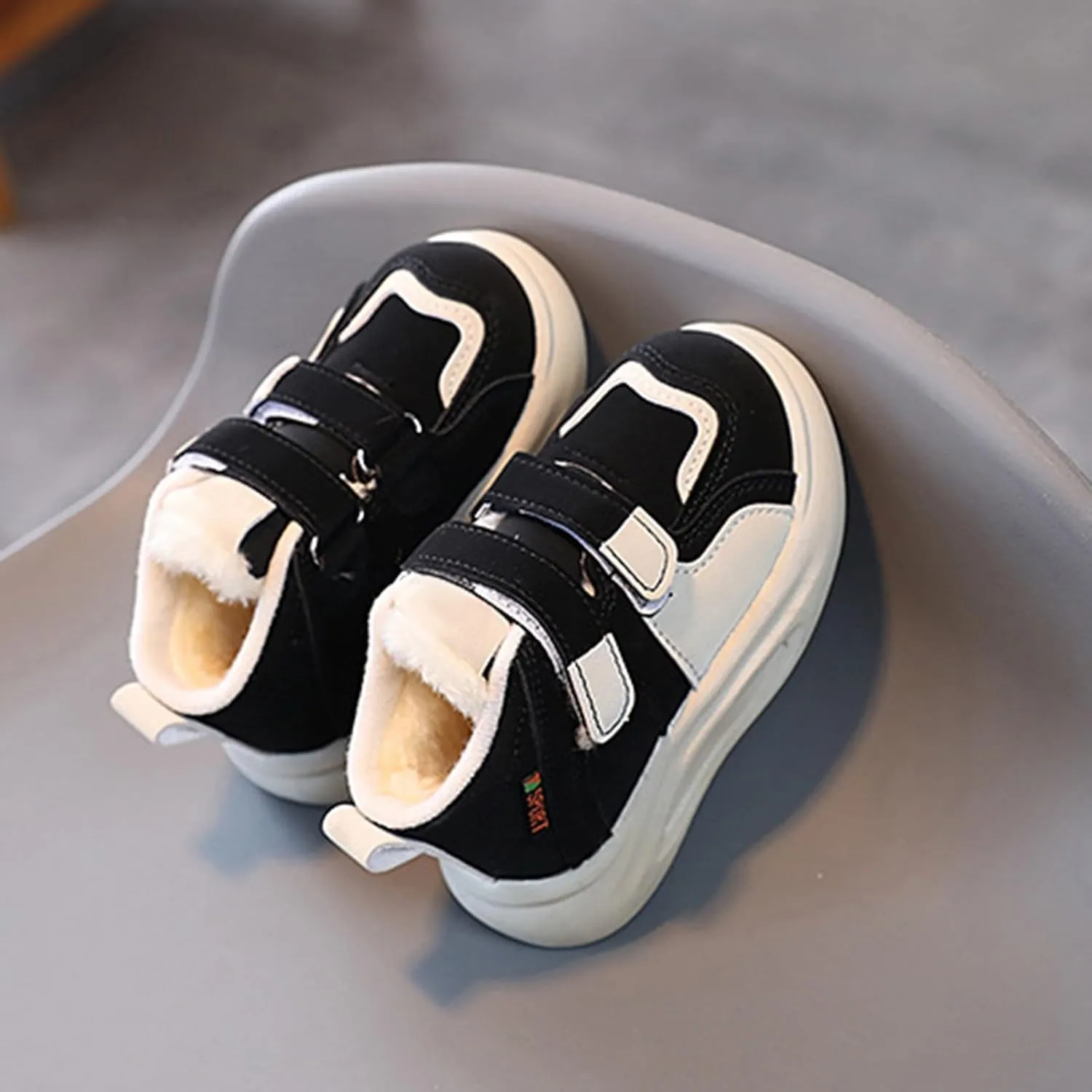 Toddler Little Kid Boys Girls Lightweight Breathable Sneakers Strap Athletic Tennis Shoes for Running Walking