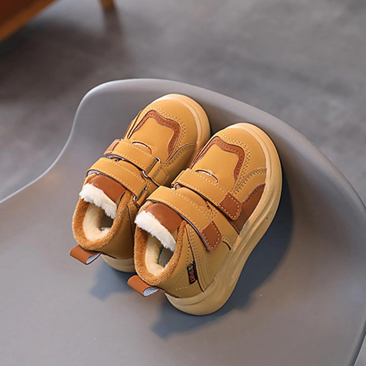 Toddler Little Kid Boys Girls Lightweight Breathable Sneakers Strap Athletic Tennis Shoes for Running Walking
