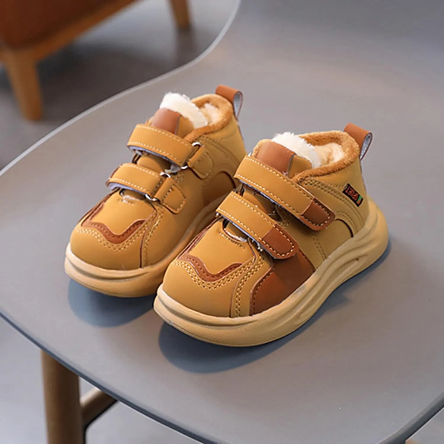 Toddler Little Kid Boys Girls Lightweight Breathable Sneakers Strap Athletic Tennis Shoes for Running Walking