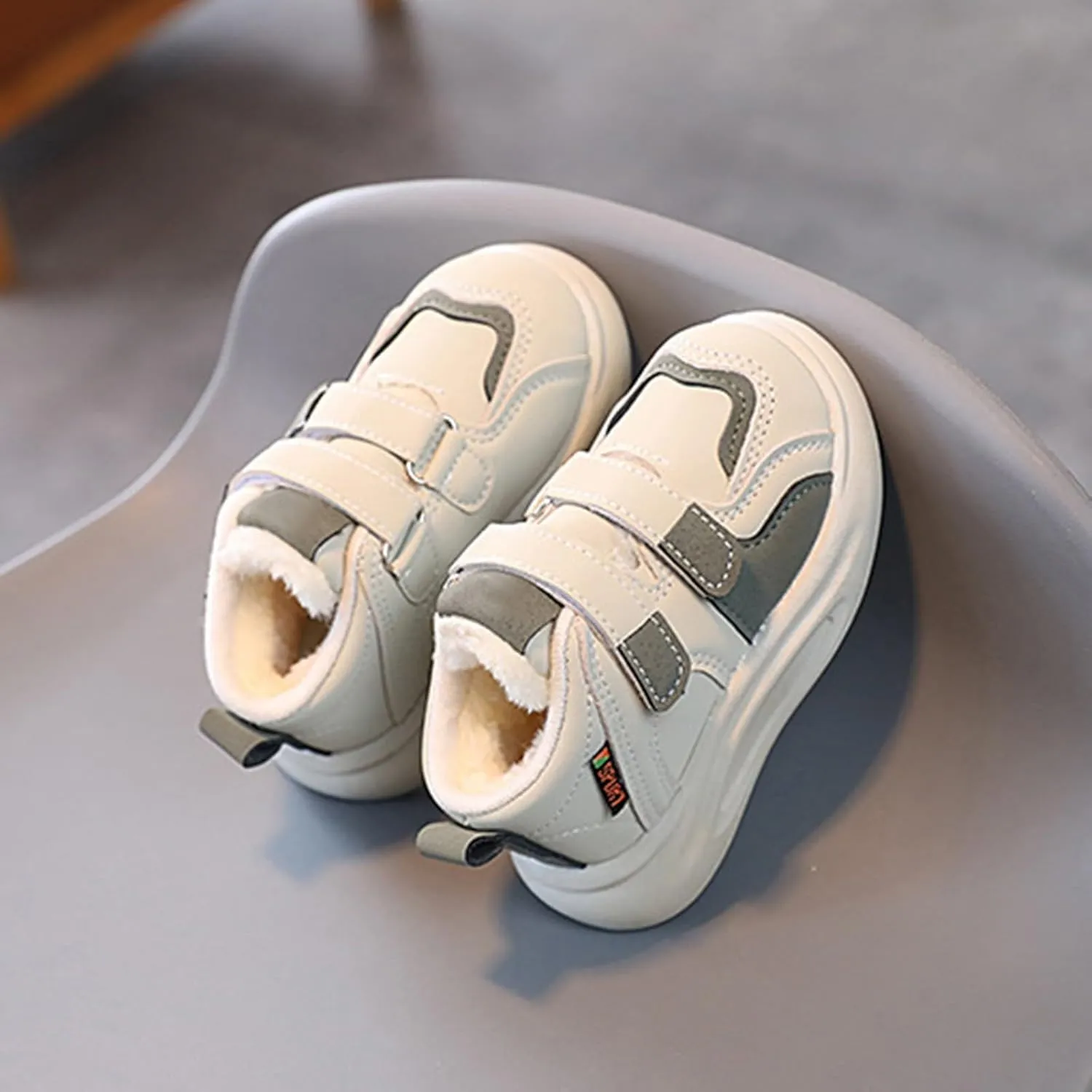Toddler Little Kid Boys Girls Lightweight Breathable Sneakers Strap Athletic Tennis Shoes for Running Walking