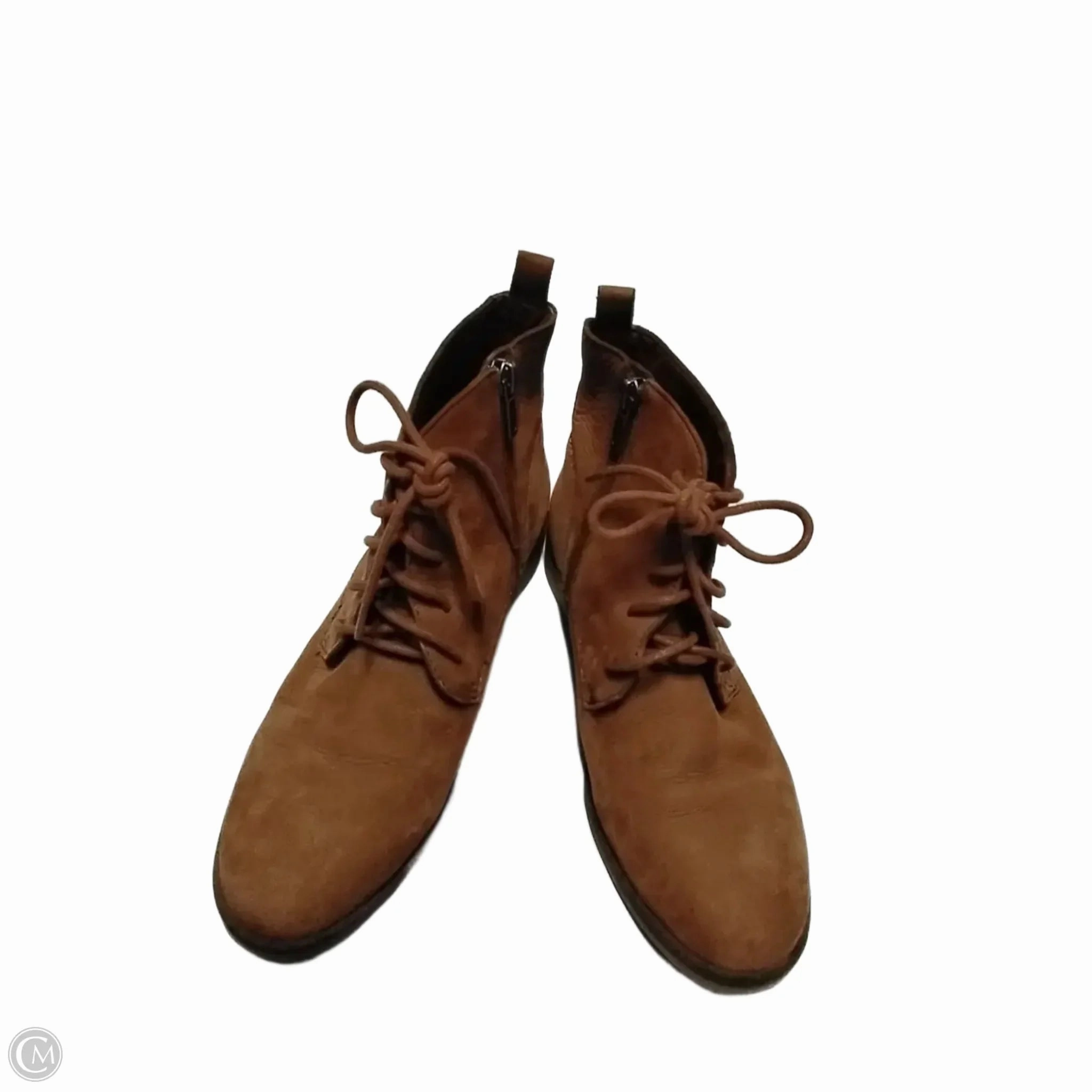 Boots Ankle Flats By Lucky Brand In Copper, Size: 8 Roll Up