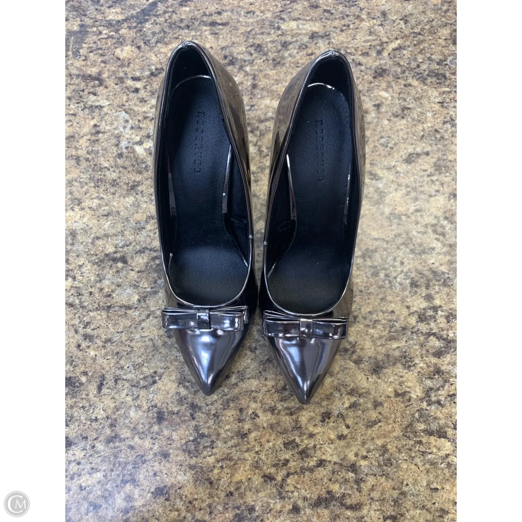 Comfy Bridal Heels Buckle Detail Shoes Heels Stiletto By Clothes Mentor In Silver, Size: 6.5