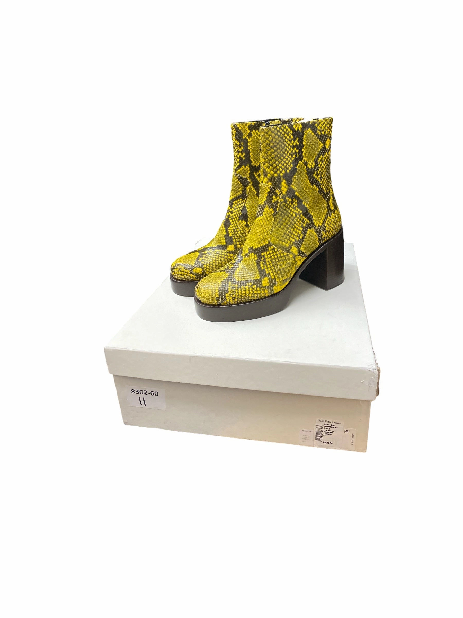 Comfort Lining Rainy Days Fashionable Look Boots Ankle Heels By SIMON MILLER  Size:41