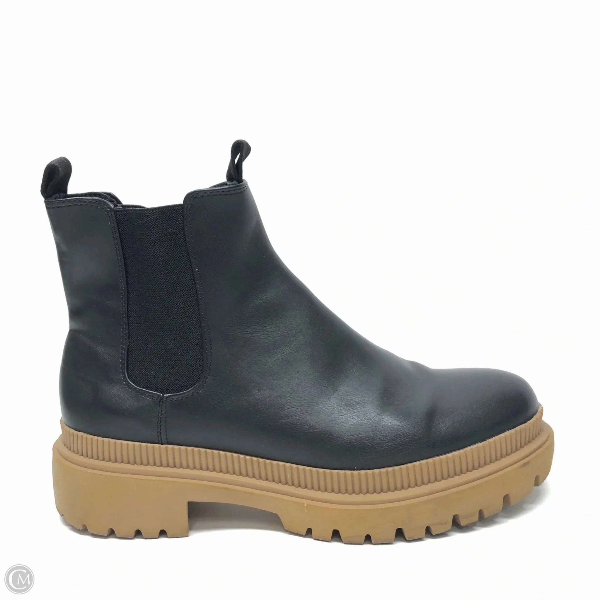 Boots Ankle Flats By H&m In Black, Size: 10 Shock-absorbing