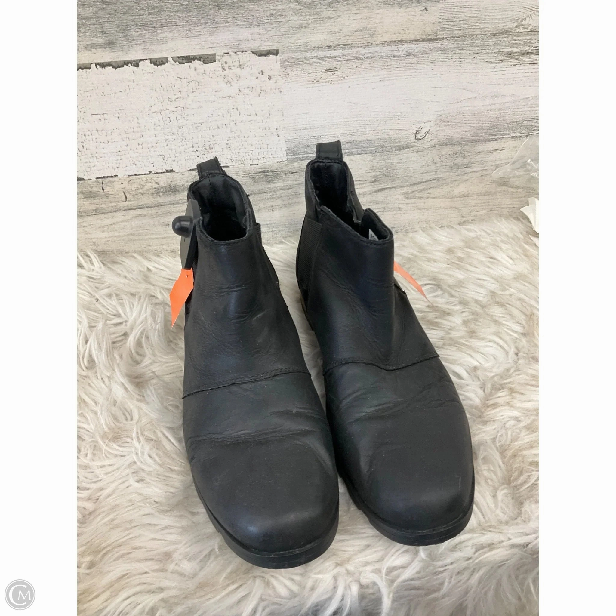 Insulated Snow Trekker Casual Outfit Boots Ankle Flats By Sorel In Black, Size: 11