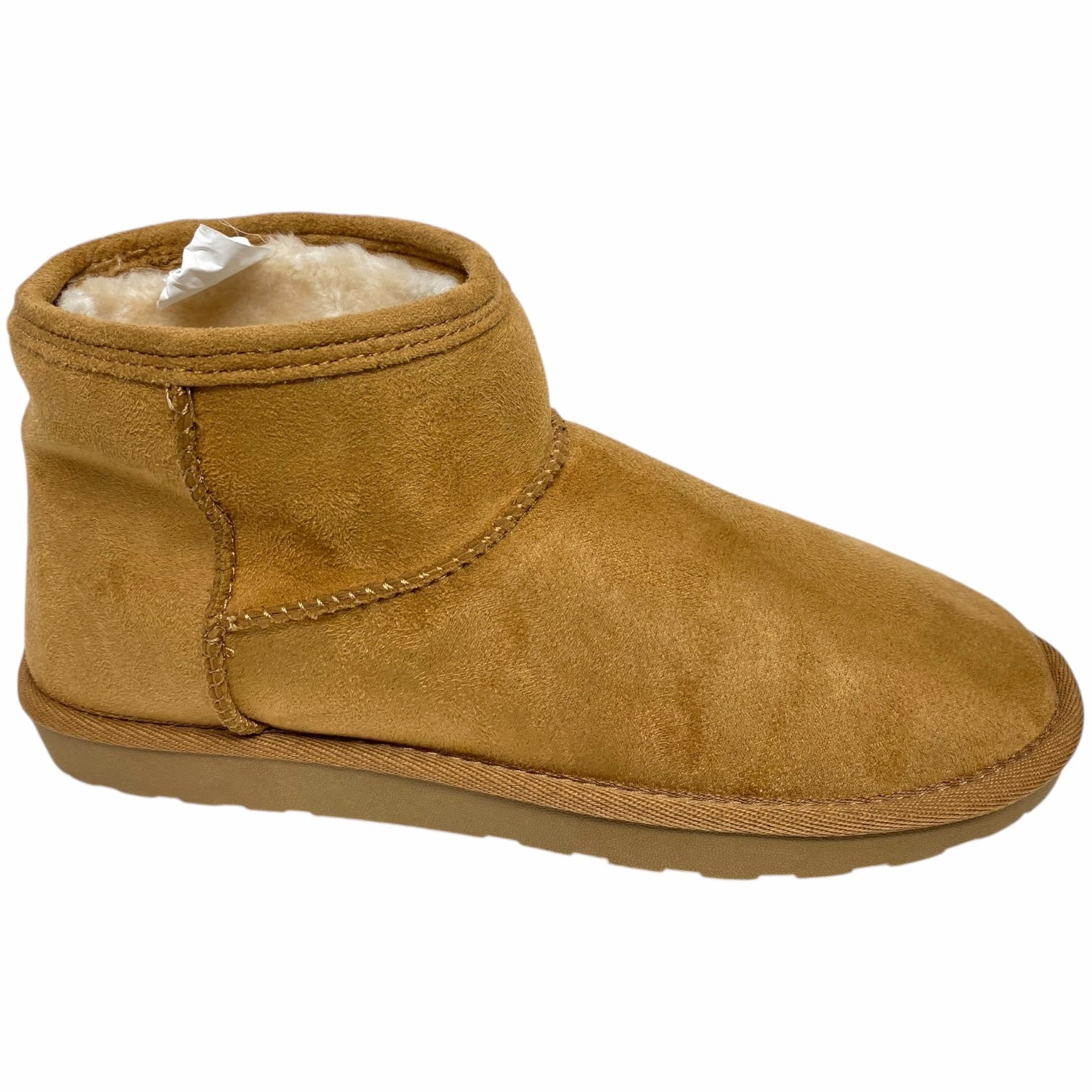 Boots Ankle Flats By Arizona In Tan, Size: 9 Pull on Machine washable
