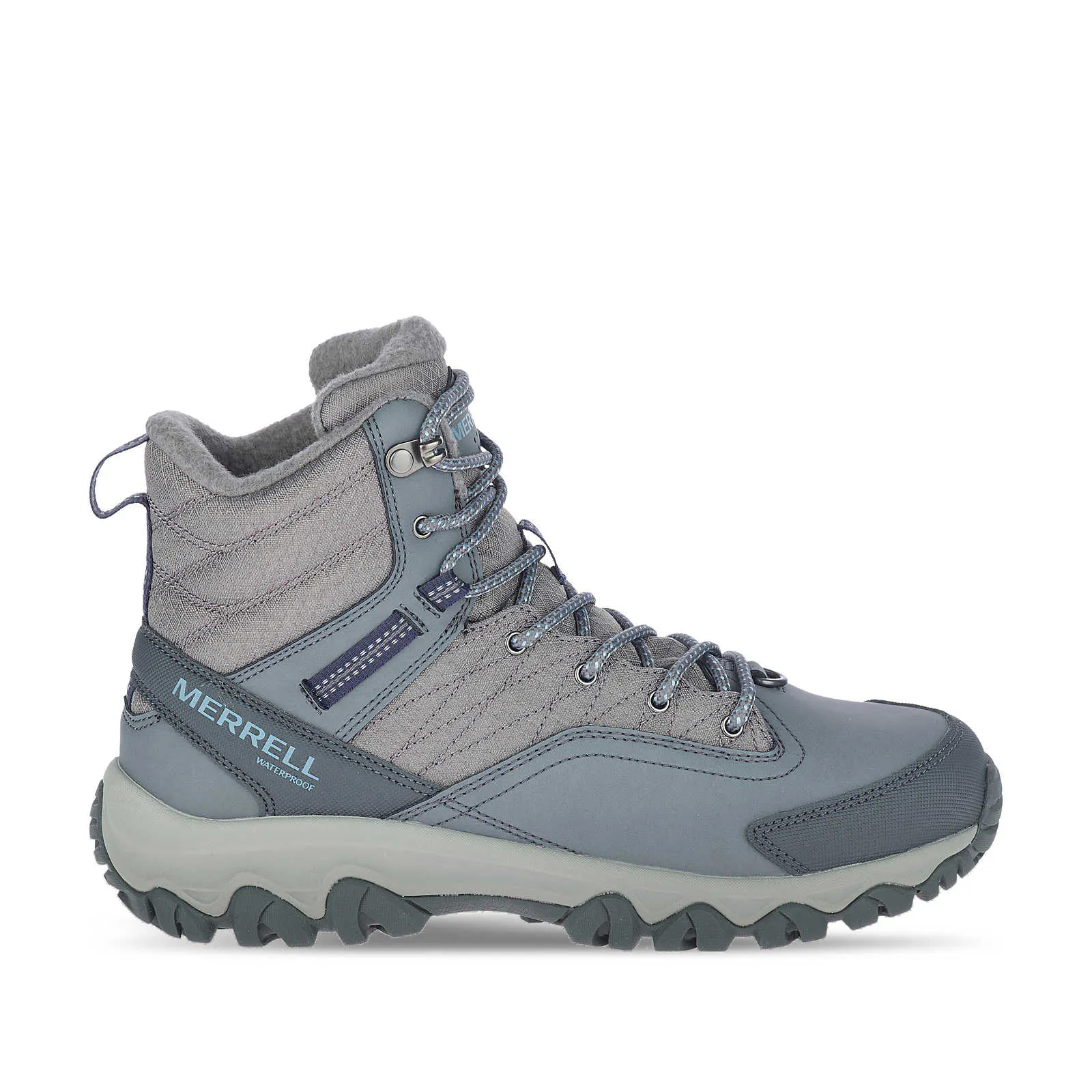 Women's Merrell Thermo Akita Mid Waterproof Charcoal High Traction Adventure Journey