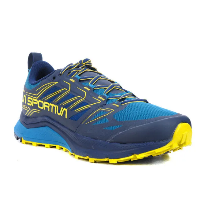 Men's La Sportiva Jackal GTX Night Blue/Moss marathon trail runners