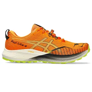 Men's Asics Fuji Lite 4 Bright Orange/Neon Lime hidden path shoes expert running shoes