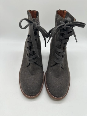 Subtle Aesthetic Boots Ankle Heels By Lucky Brand In Green, Size: 8.5