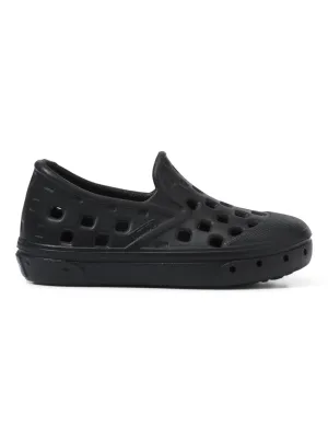 Trek Black Slip-On Shoes (Kids)