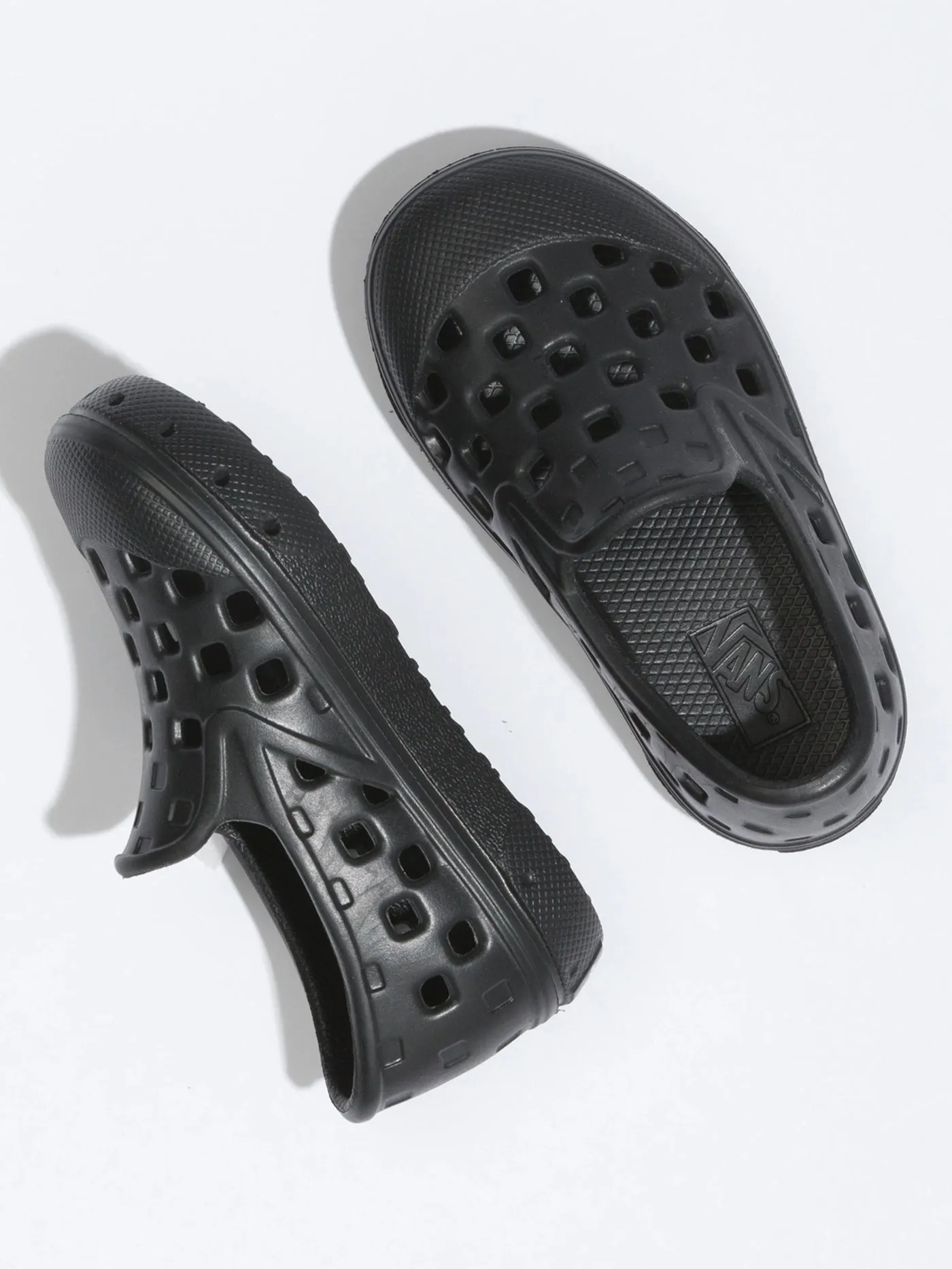 Trek Black Slip-On Shoes (Kids)