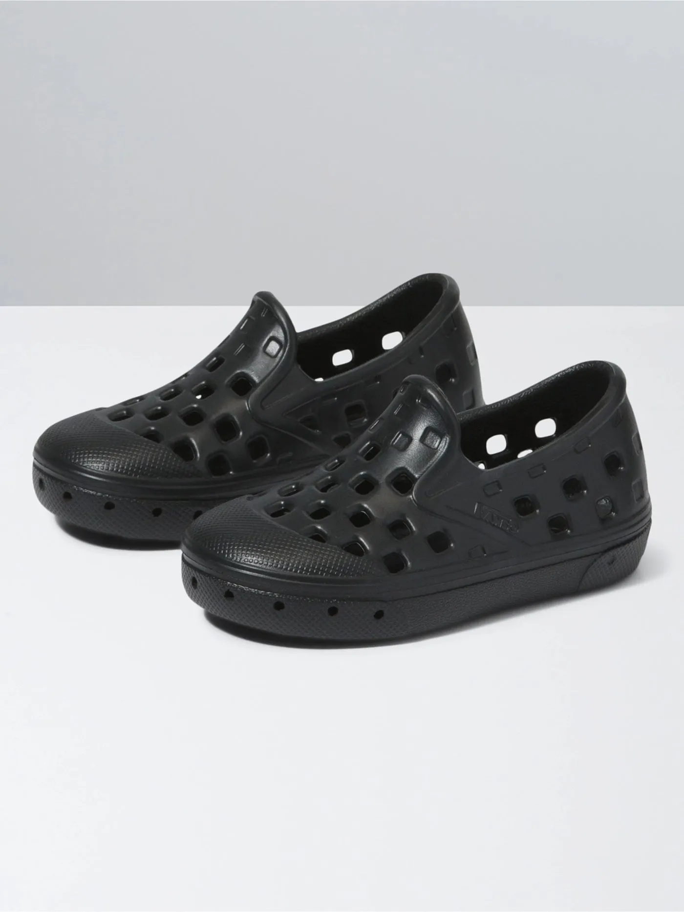 Trek Black Slip-On Shoes (Kids)