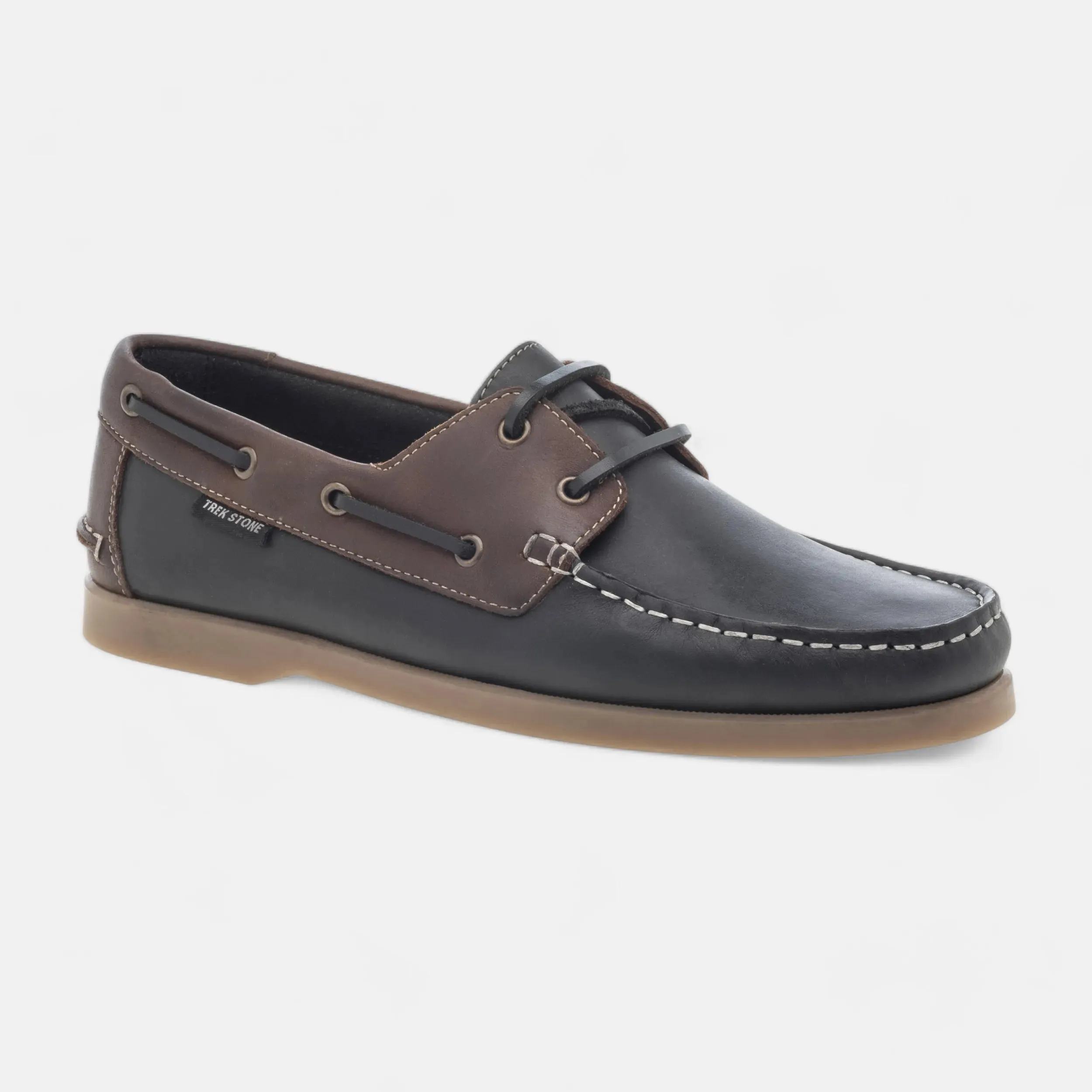 Trek Stone Boat Shoes - Black / Brown