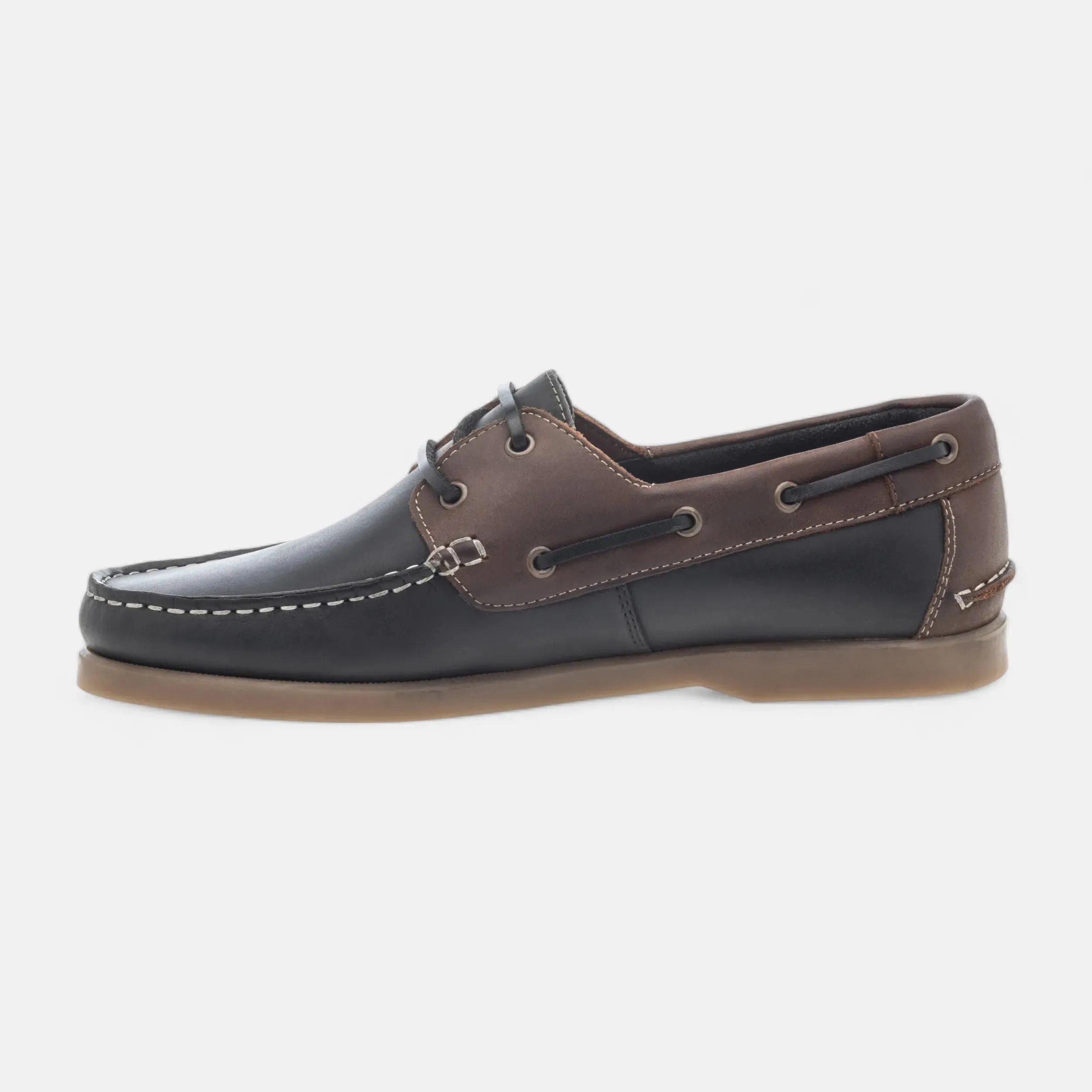 Trek Stone Boat Shoes - Black / Brown