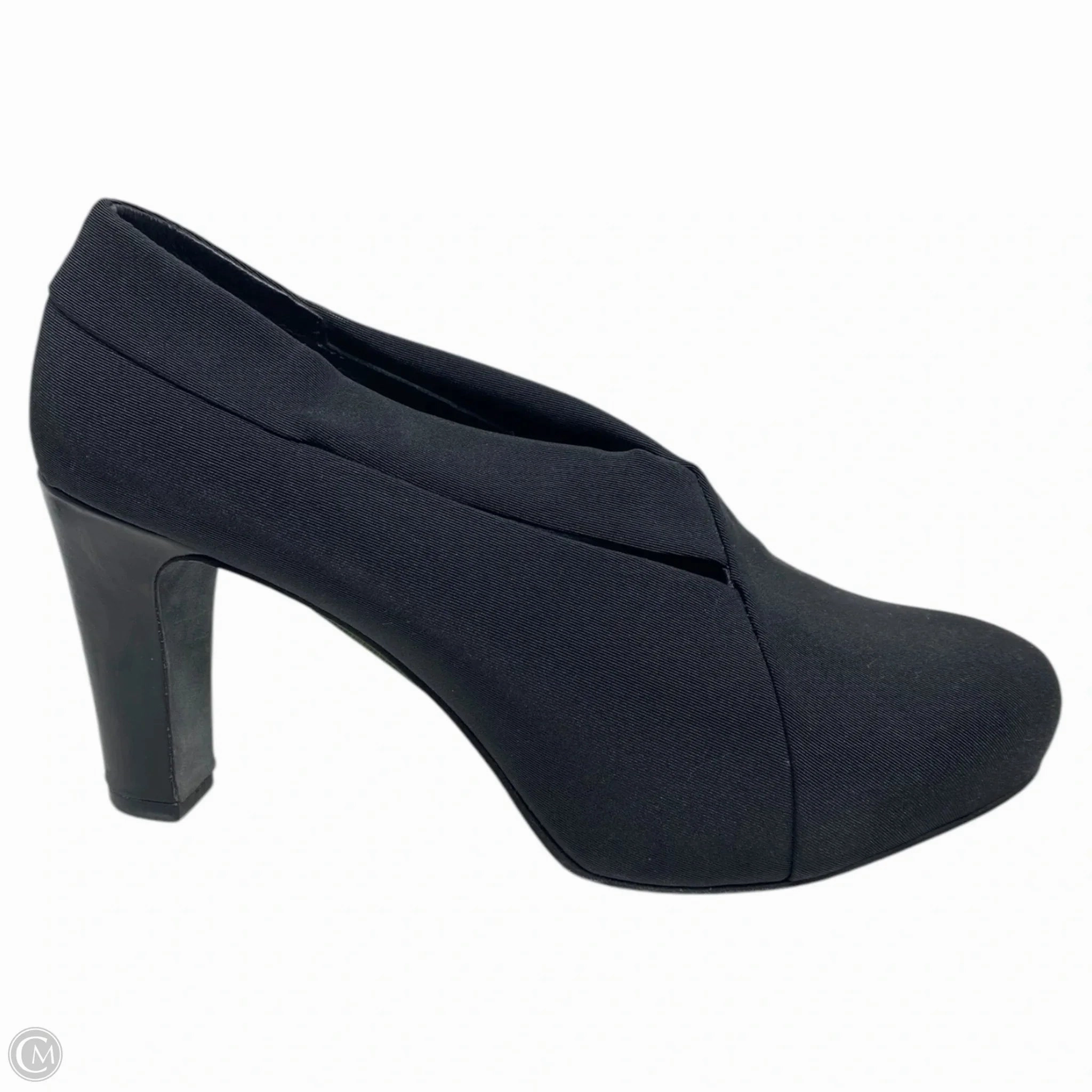 Luxe Sandals Shoes Heels Stiletto By Eileen Fisher In Black, Size: 9.5
