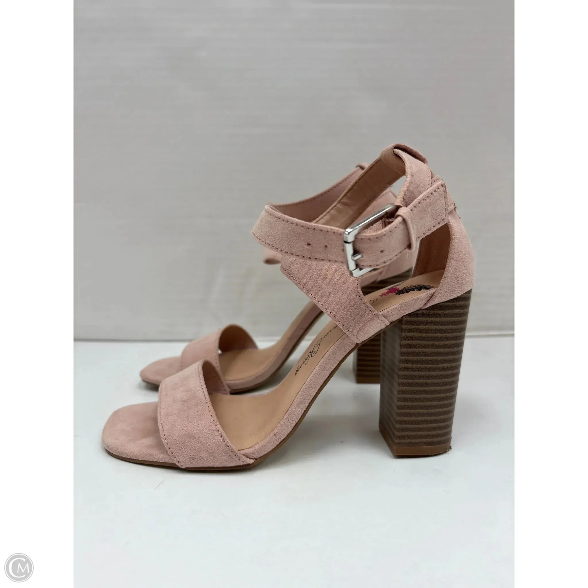 Anti Fatigue Shoes Heels Block By Clothes Mentor In Pink, Size: 6.5