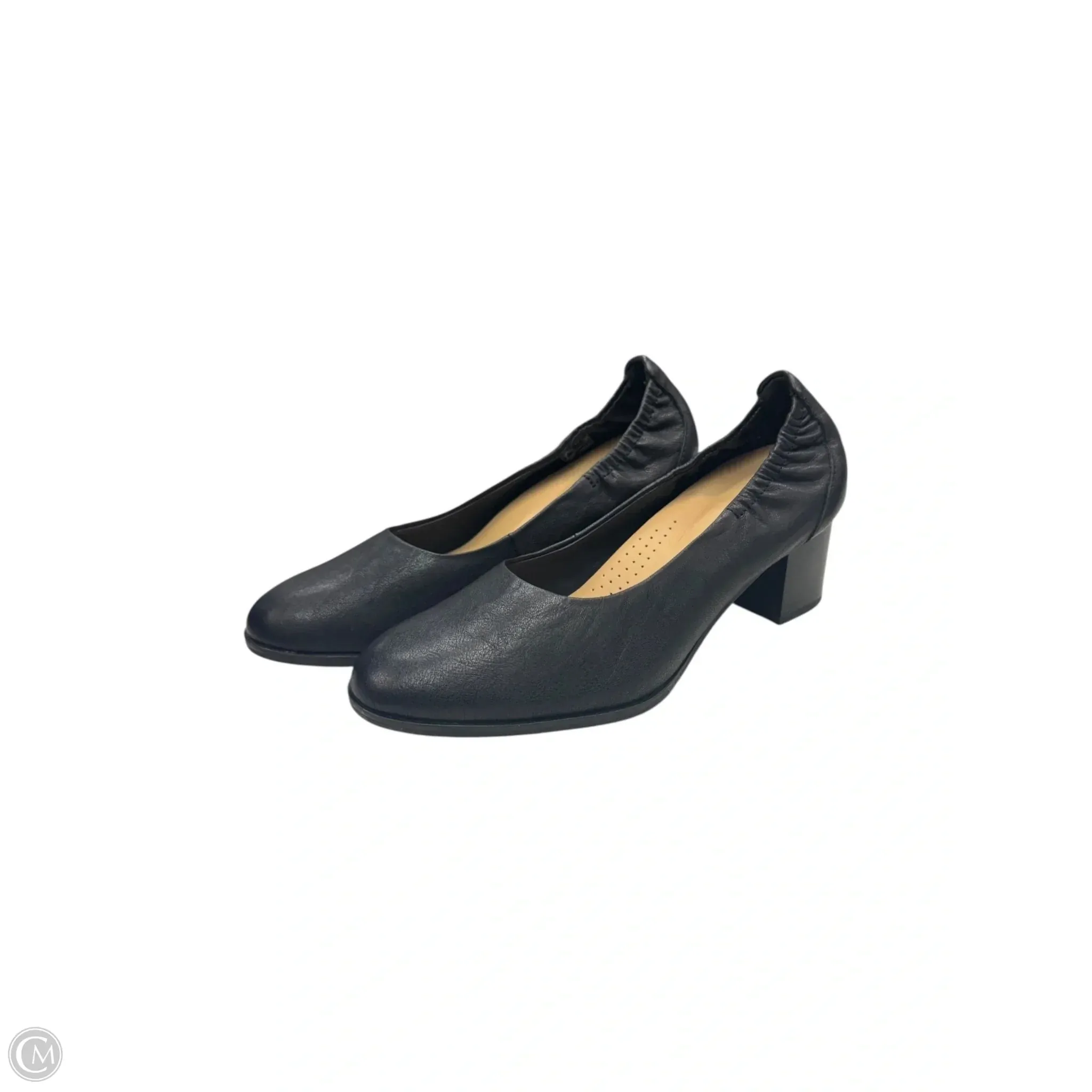 Shoes Heels Block By Clarks In Black, Size: 7.5 Edgy vibes All Occasion