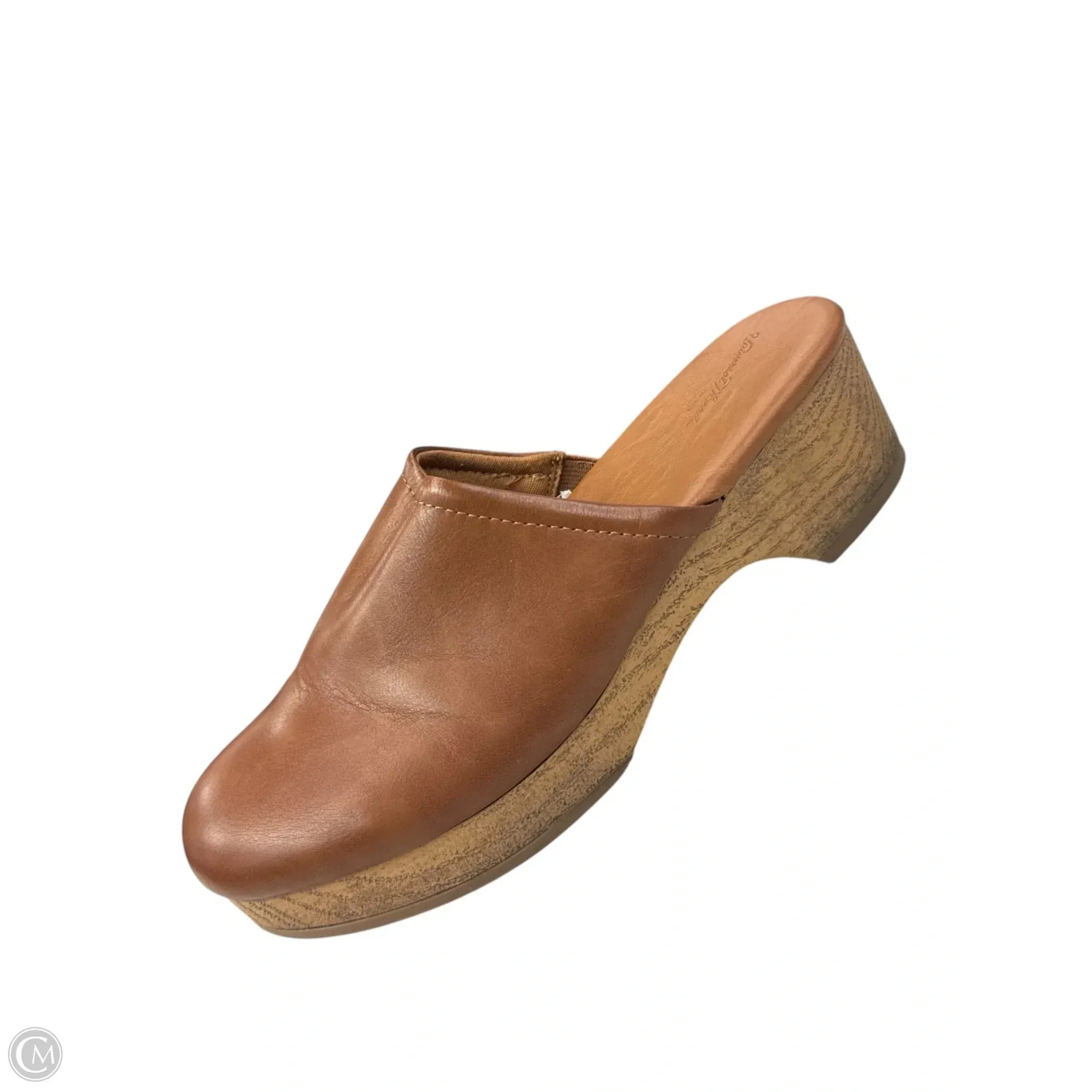 Elegant Shoes Heels Block By Universal Thread In Brown, Size: 8.5