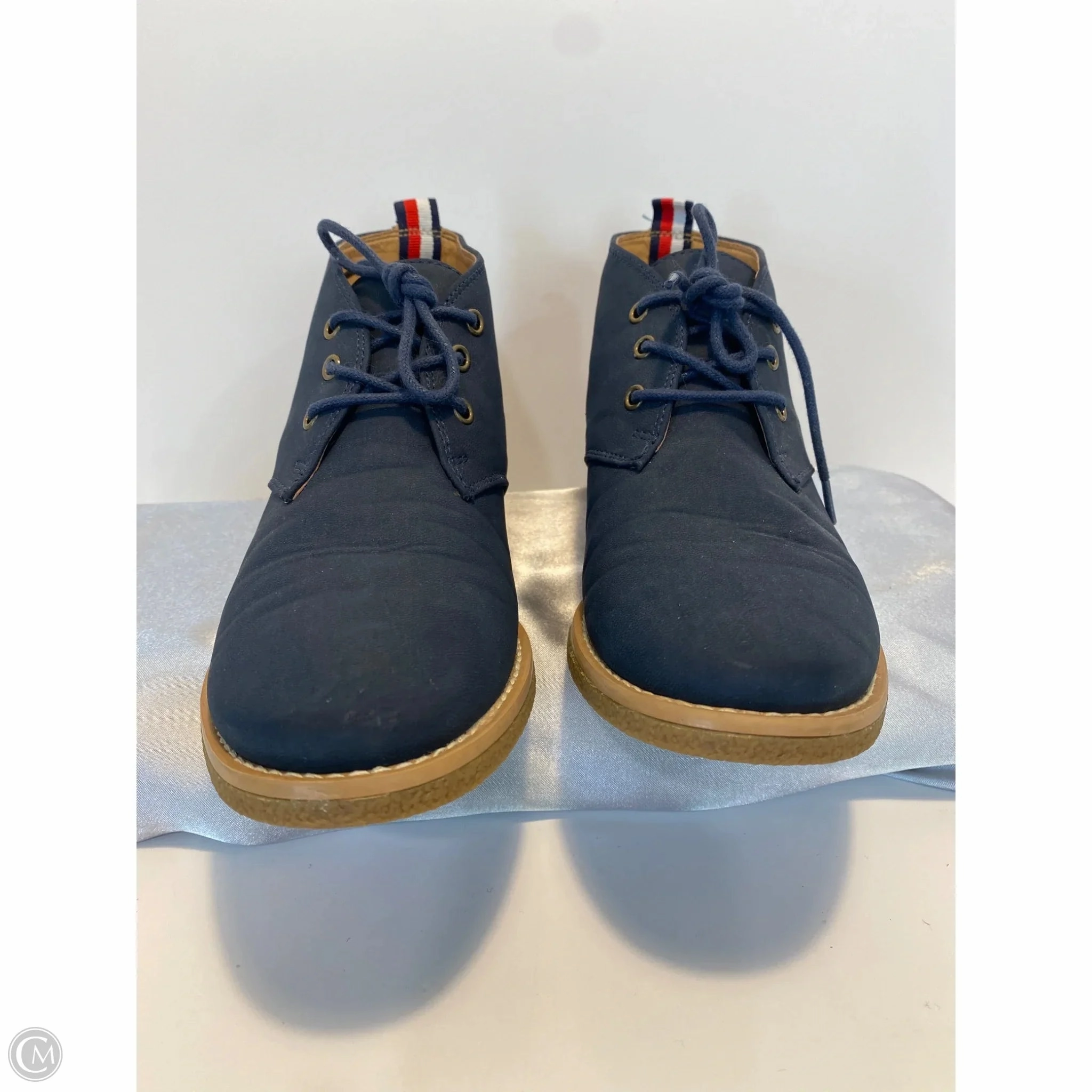 Boots Ankle Flats By Tommy Hilfiger In Navy, Size: 8 Adjustable Run Errand