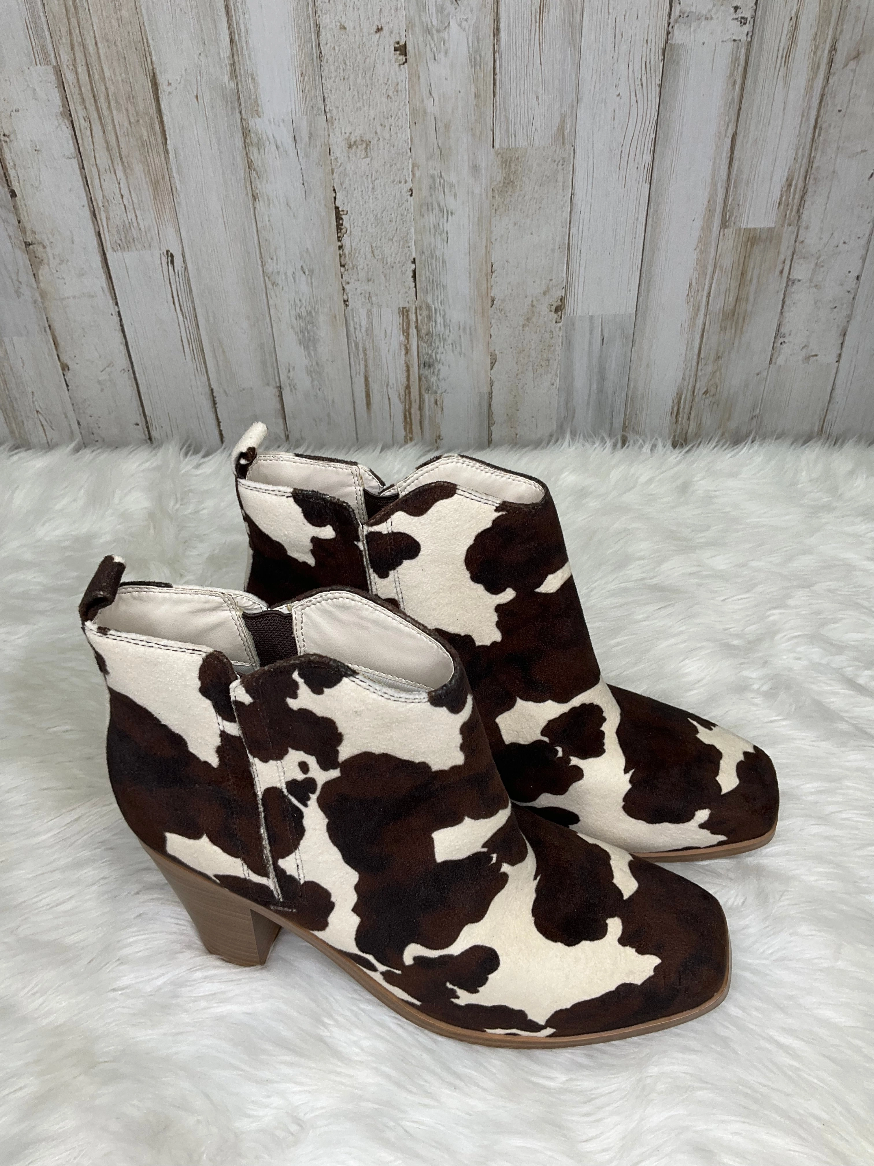 Boots Ankle Heels By Altard State  Size: 11 Flexible Frame Night Travel Handcrafted Stitching