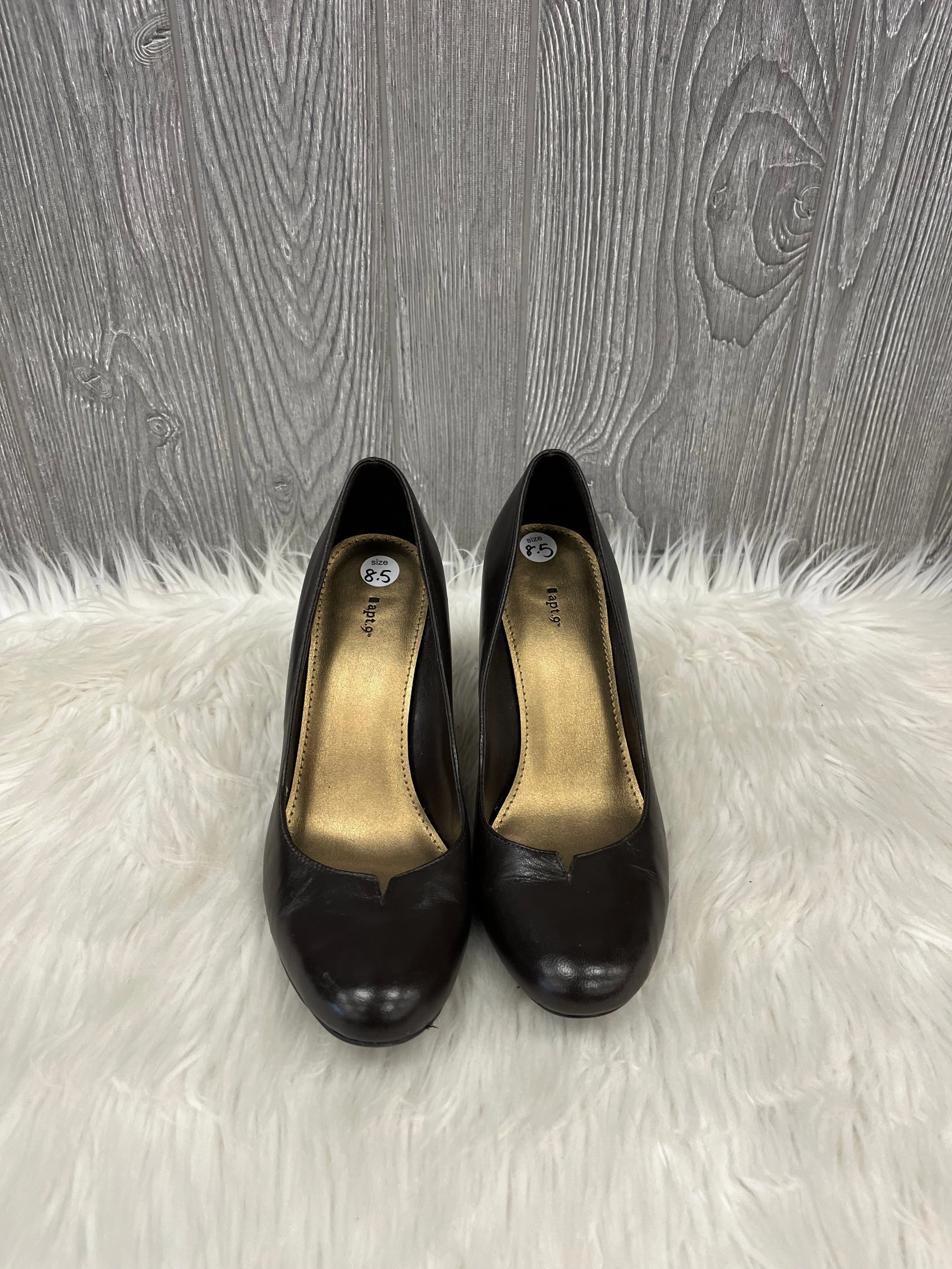 Shoes Heels Stiletto By Apt 9 In Brown, Size: 8.5 Minimal Layers
