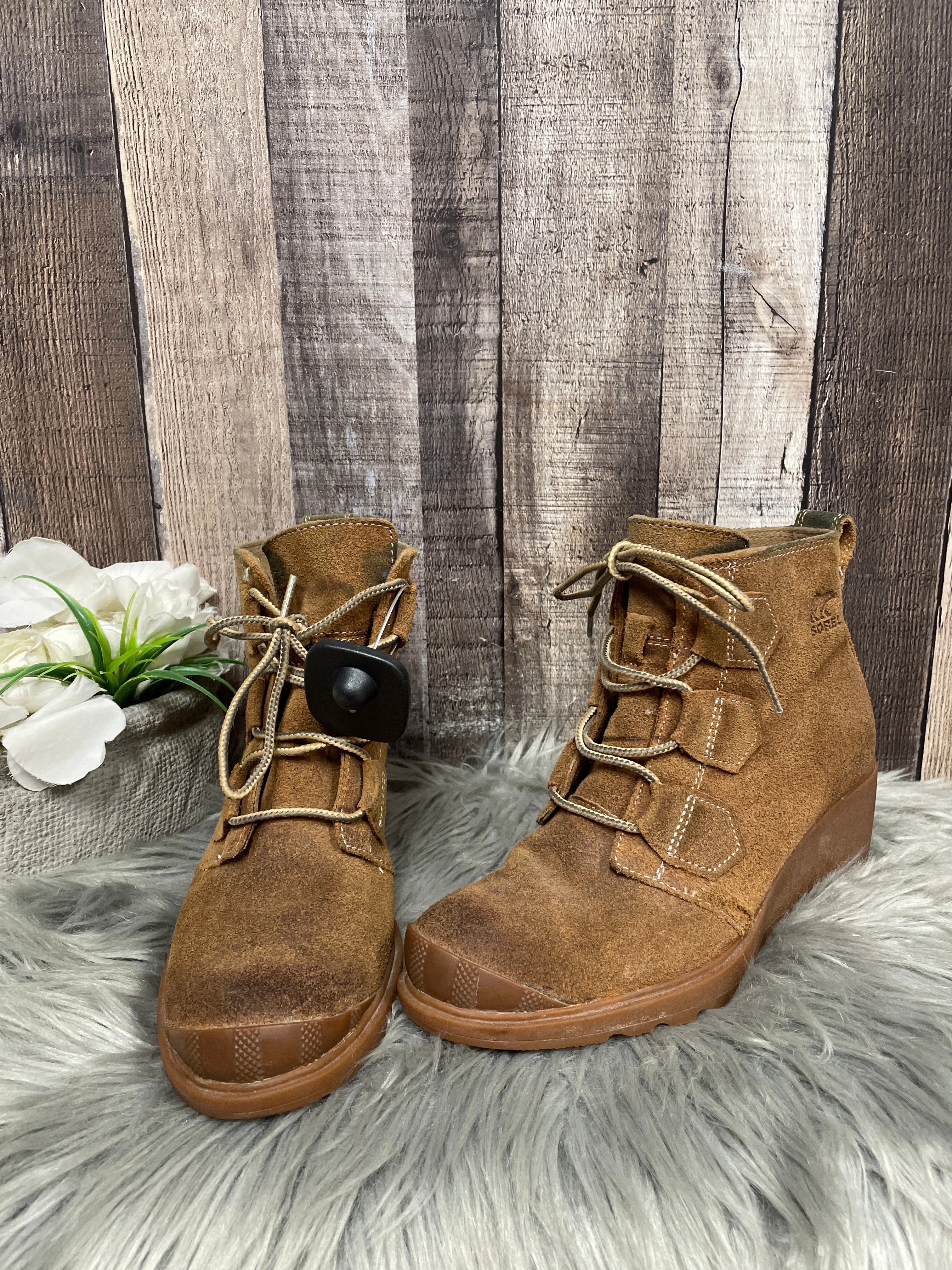 Tough Terrain Boots Ankle Heels By Sorel  Size: 7