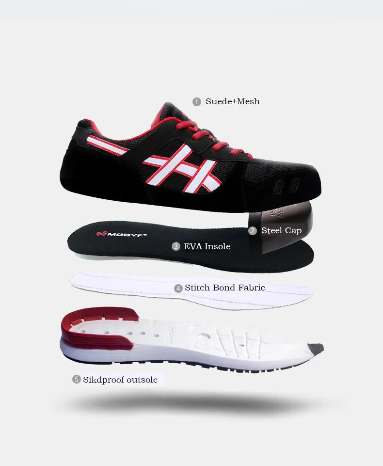 Unisex Steel Toe Sneakers