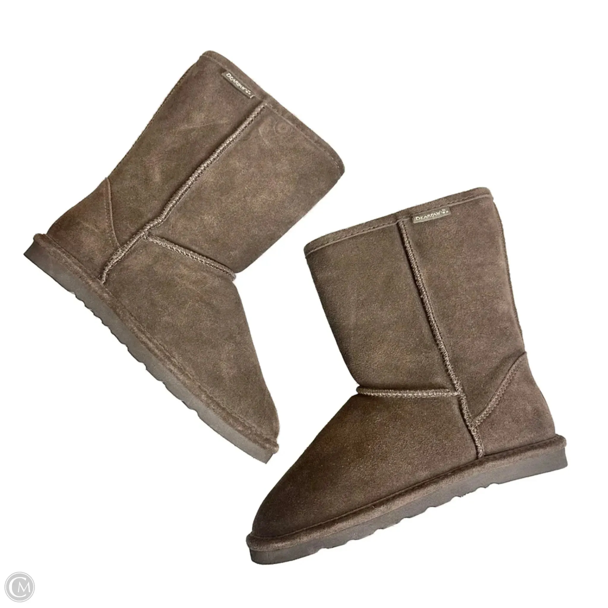 Functional Style Classic Touch Boots Knee Flats By Bearpaw In Brown, Size: 7.5