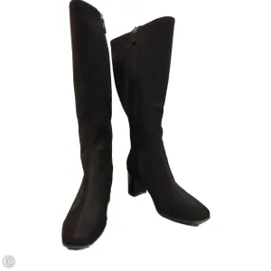 Boots Knee Heels By Aerosoles In Black, Size: 8.5 Holiday Style Street Vibe