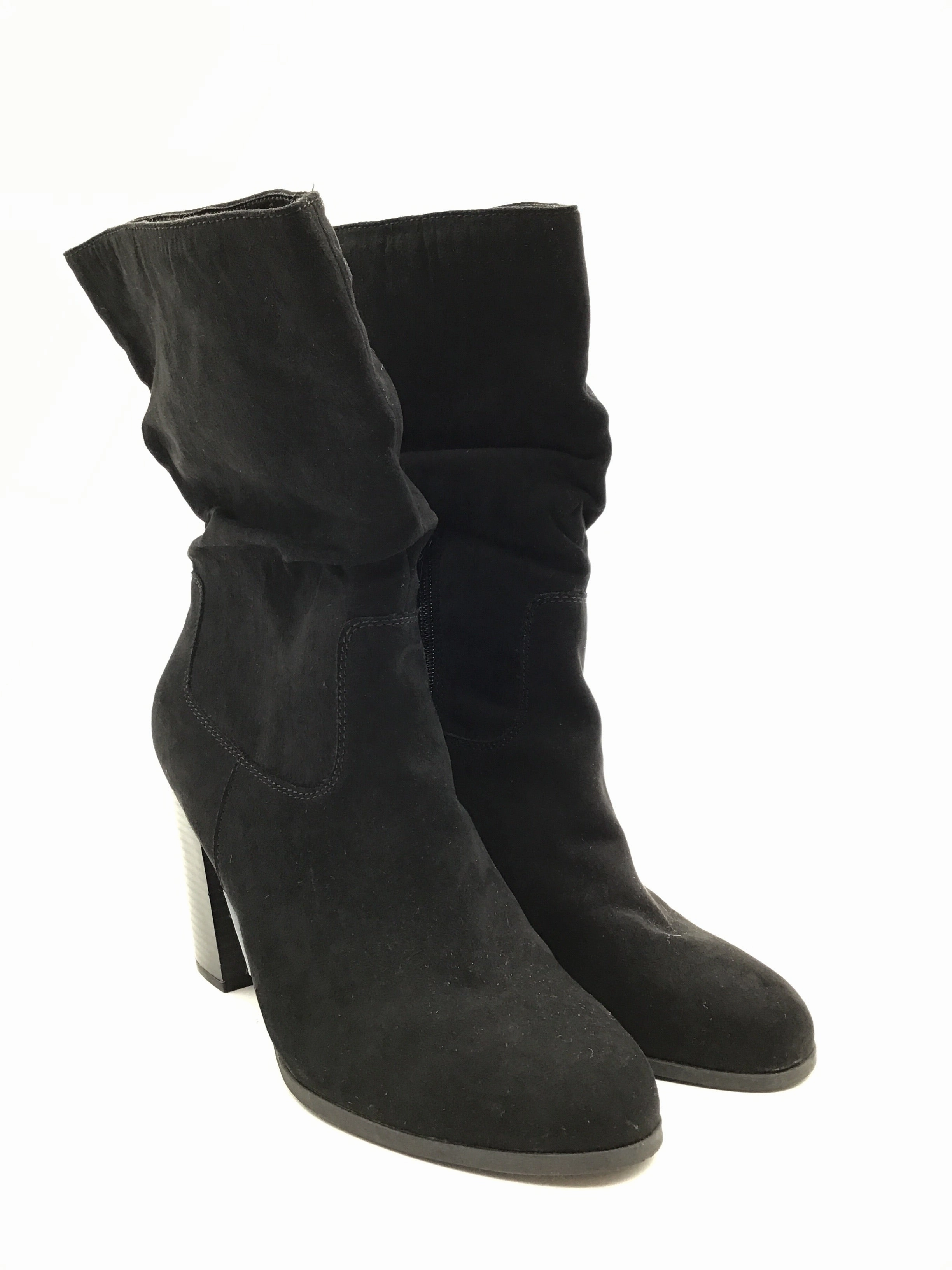 Boots Ankle Heels By Style And Company In Black, Size: 11 Machine washable
