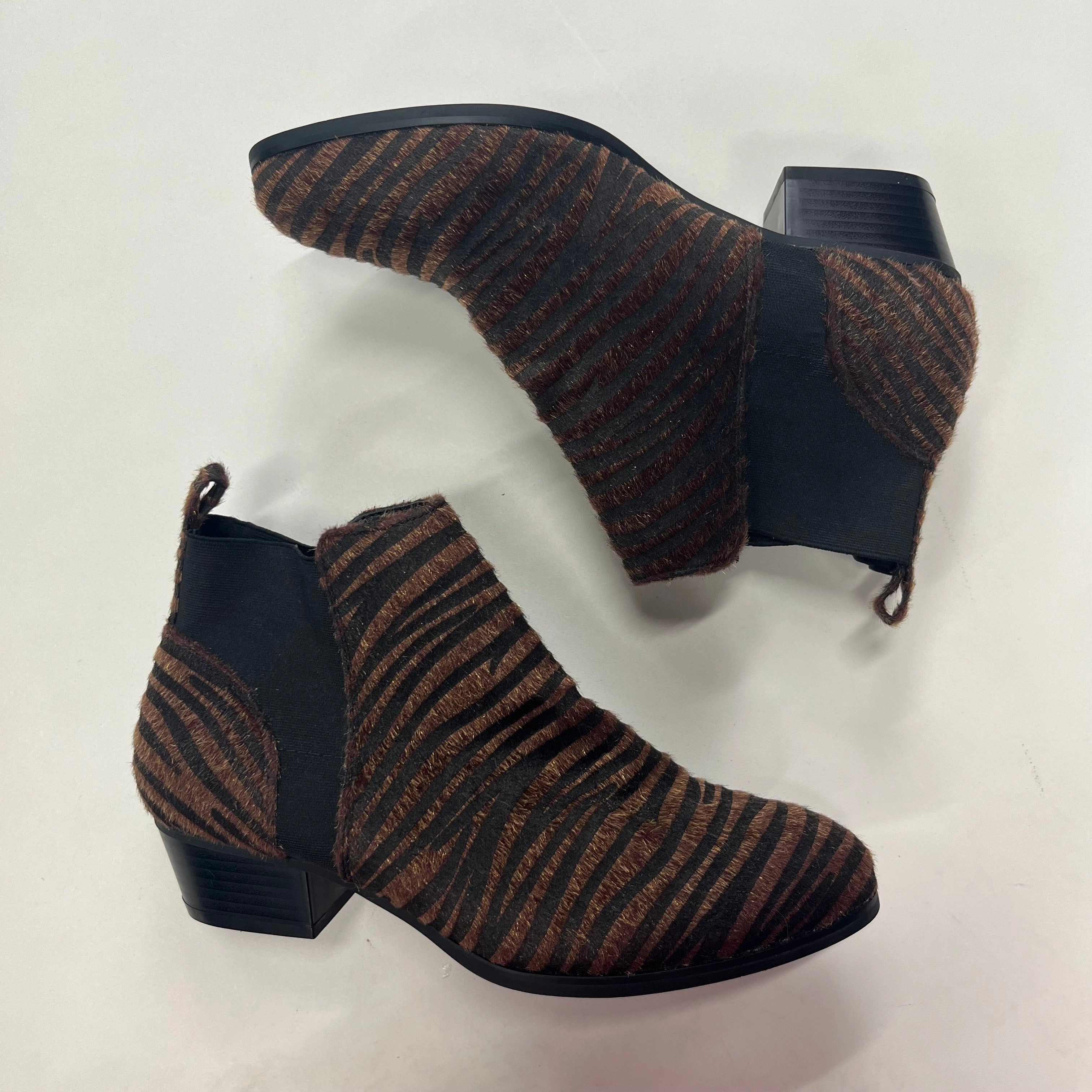 Animal Print Boots Ankle Heels Cato, Size 8 Simple Look Waterproof Trail Exploration