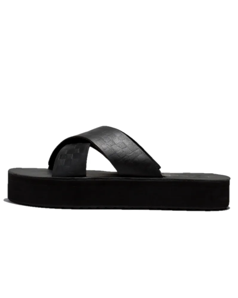 Vans Cross Strap Mega Platform Slide Sandals - Unisex Sizing