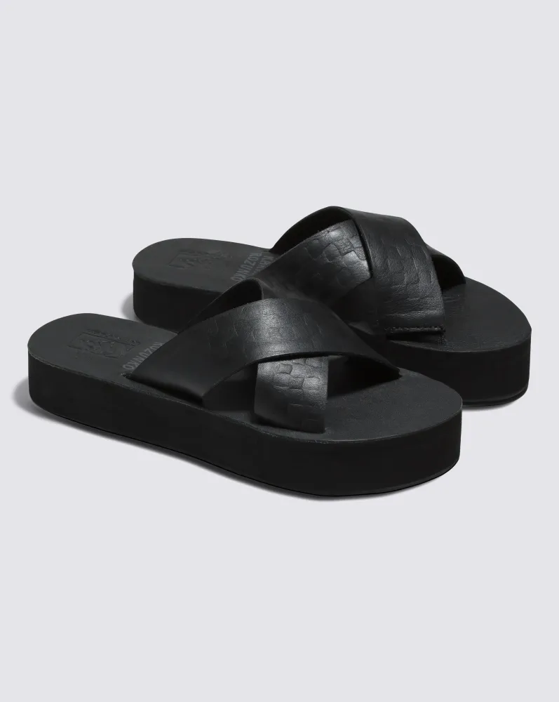 Vans Cross Strap Mega Platform Slide Sandals - Unisex Sizing