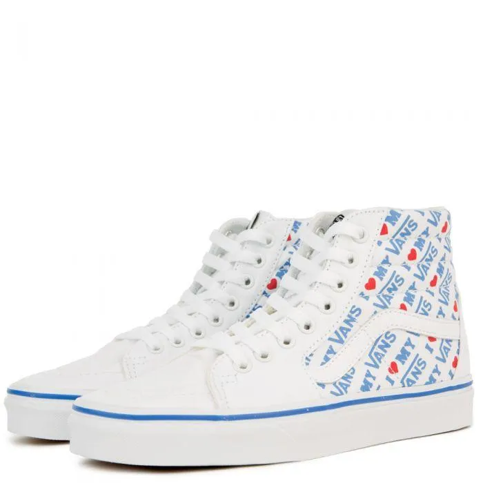VANS SK8-HI I Heart Vans Print, White