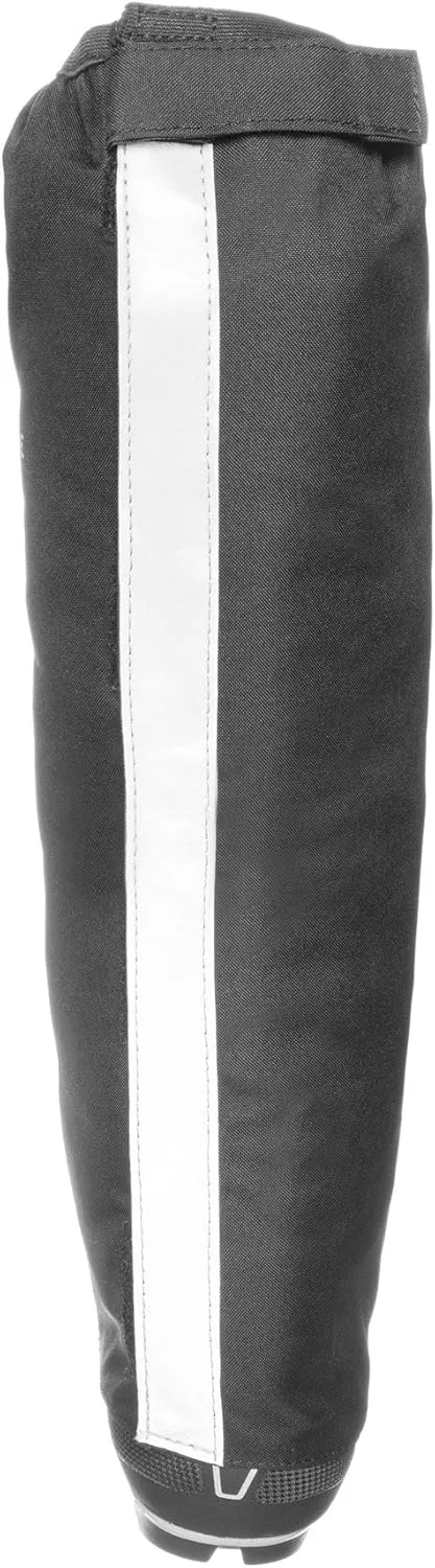 VAUDE Unisex Bike Gaiter Long - Waterproof Shoe Cover with Reflective Elements - Breathable Cycling Overshoes with full length velcro closure