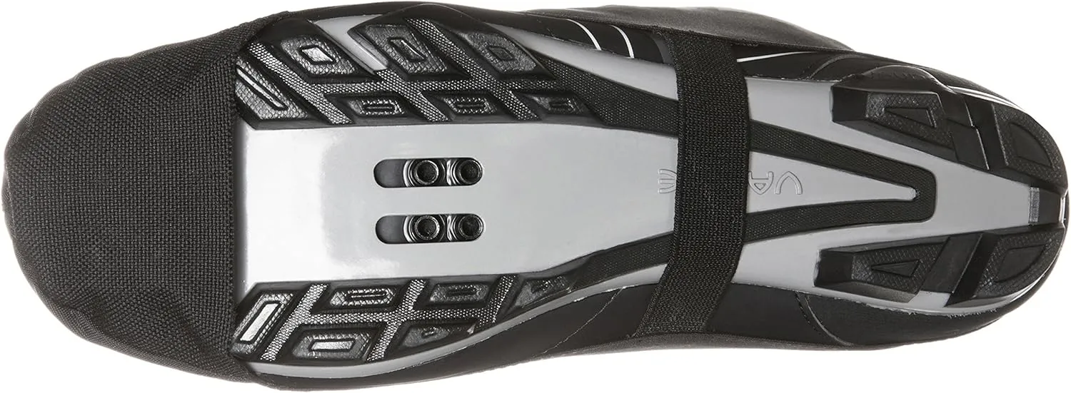 VAUDE Unisex Bike Gaiter Long - Waterproof Shoe Cover with Reflective Elements - Breathable Cycling Overshoes with full length velcro closure