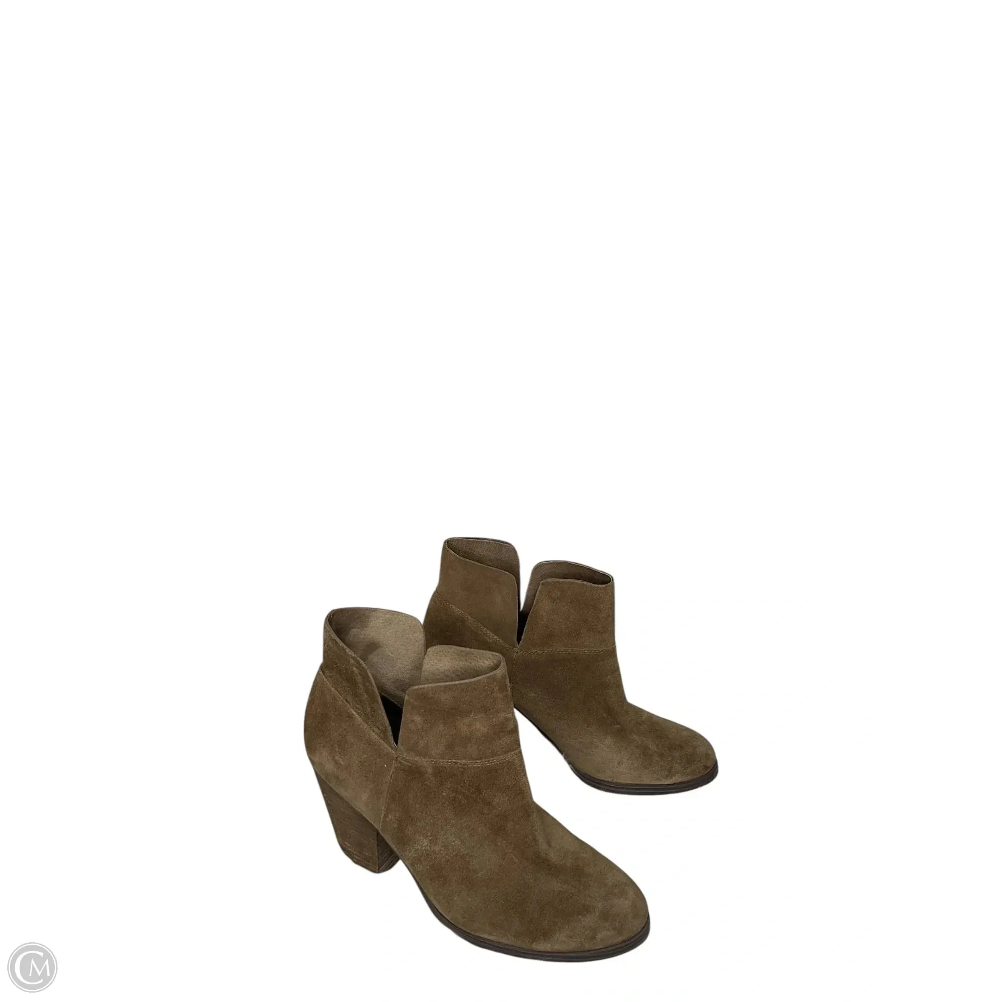 Classic Pumps Bridal Shoes with Embellishments Shoes Heels Block By Vince Camuto In Brown, Size: 10