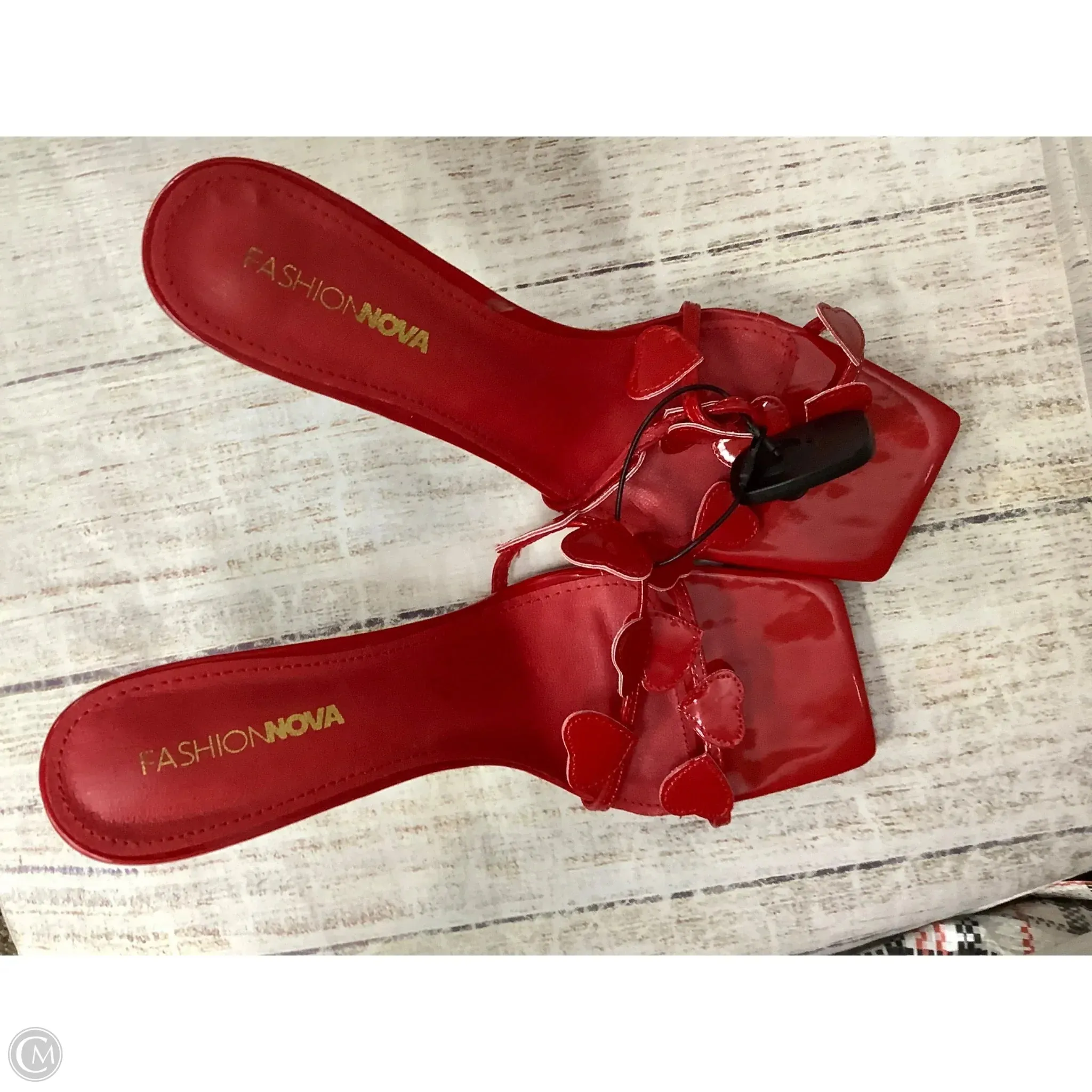 Polished Feel Elegant Boots Shoes Heels Stiletto By Fashion Nova In Red, Size: 11