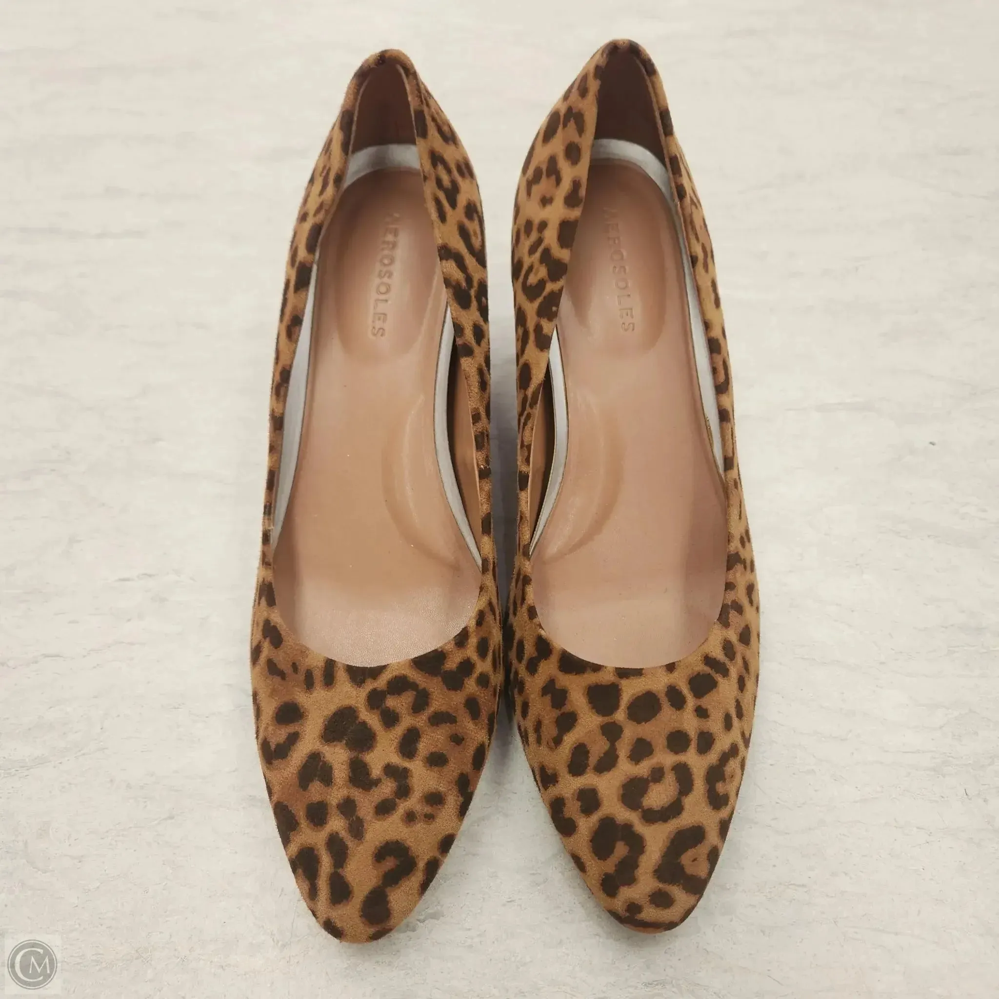 Shoes Heels Block By Aerosoles In Animal Print, Size: 9.5 party look