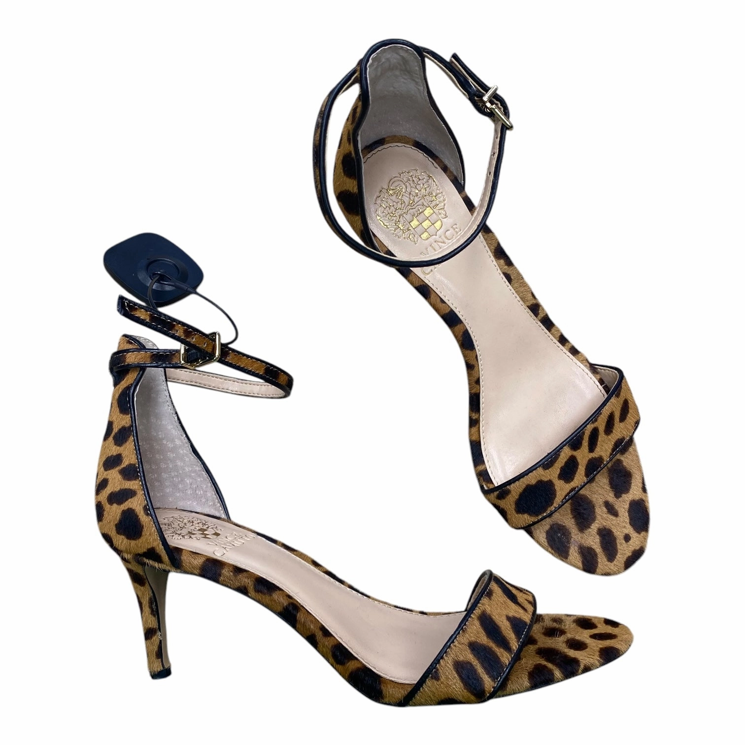 Footwear Style Shoes Heels Stiletto By Vince Camuto In Animal Print, Size:7.5