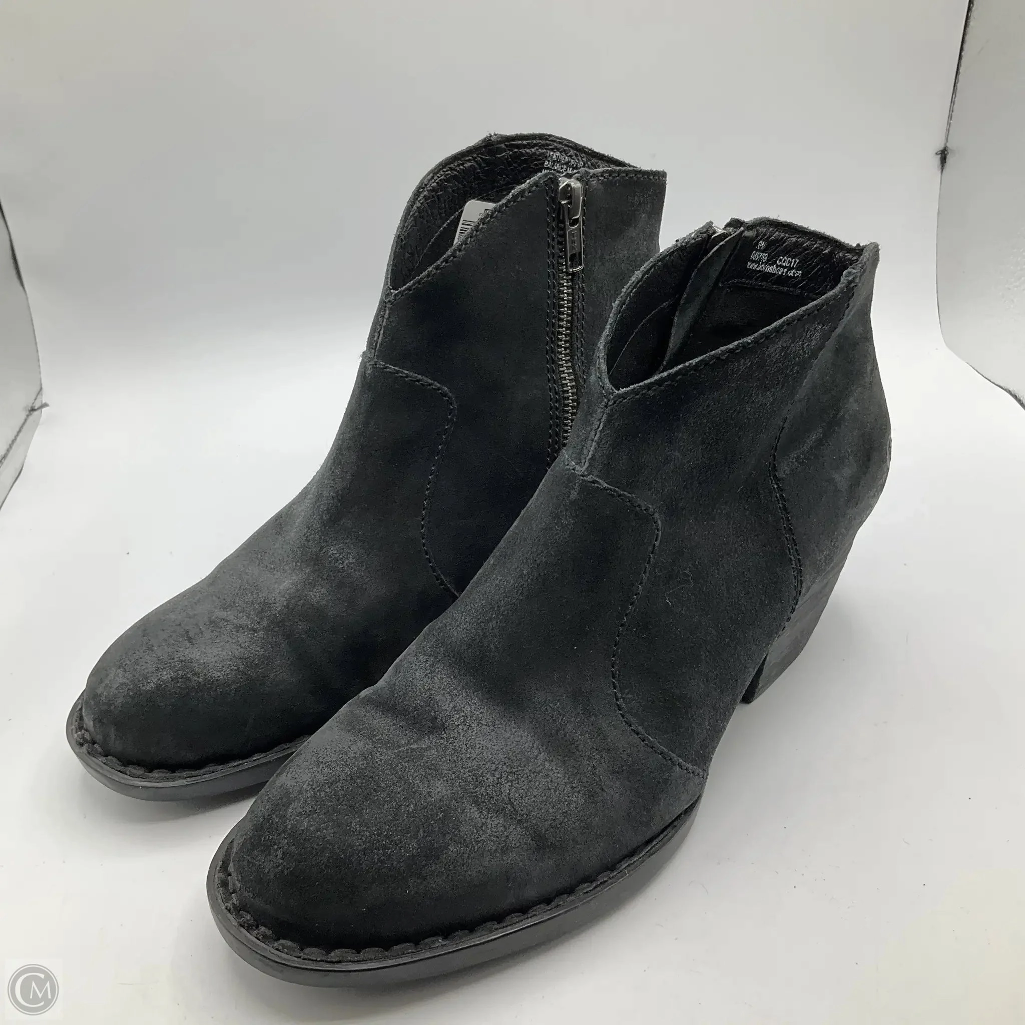 Cozy Footwear Boots Ankle Heels By Born In Black, Size: 10