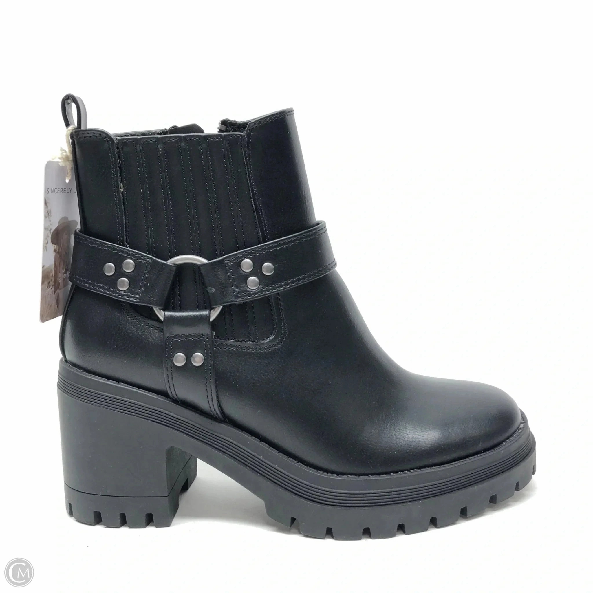 Reinforced Form Nature Lover Feather Light Nature Lover Boots Ankle Heels By Sincerely Jules In Black, Size: 6
